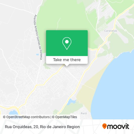 Rua Orquídeas, 20 map