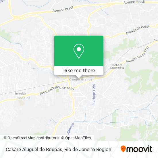 Casare Aluguel de Roupas map