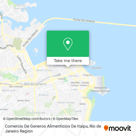 Comercio De Generos Alimenticios De Itaipu map