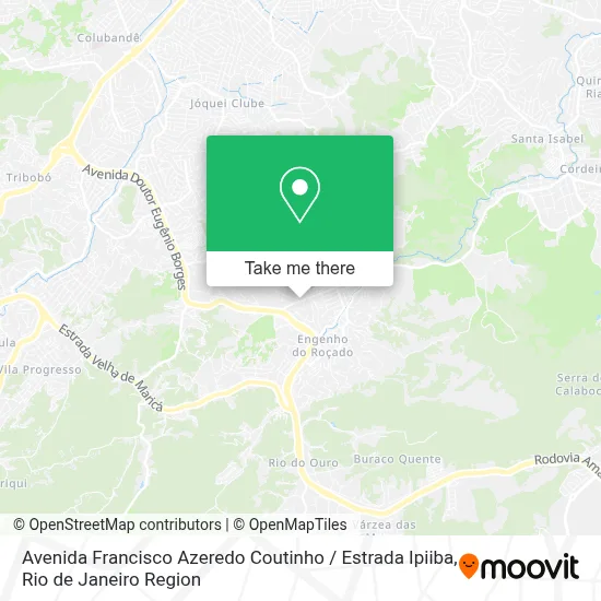 Avenida Francisco Azeredo Coutinho / Estrada Ipiiba map