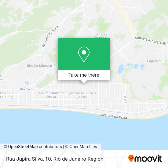 Rua Jupira Silva, 10 map