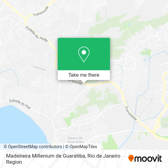 Madeireira Millenium de Guaratiba map