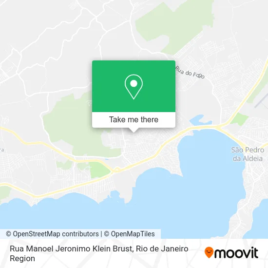 Rua Manoel Jeronimo Klein Brust map