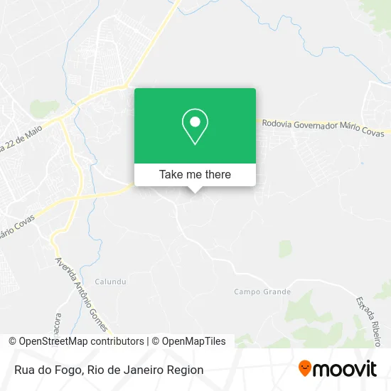 Rua do Fogo map