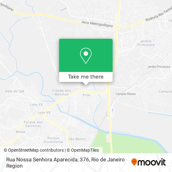 Rua Nossa Senhora Aparecida, 376 map