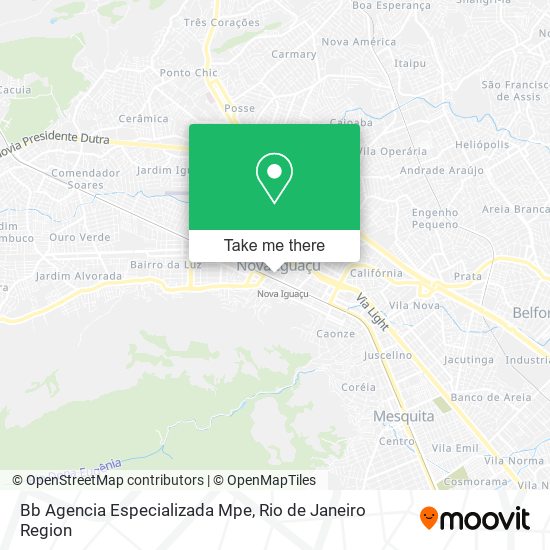 Bb Agencia Especializada Mpe map
