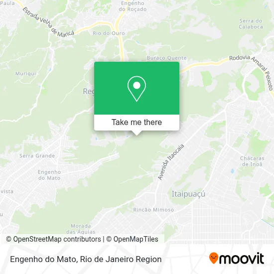 Engenho do Mato map