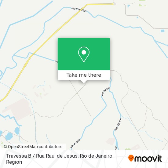 Mapa Travessa B / Rua Raul de Jesus