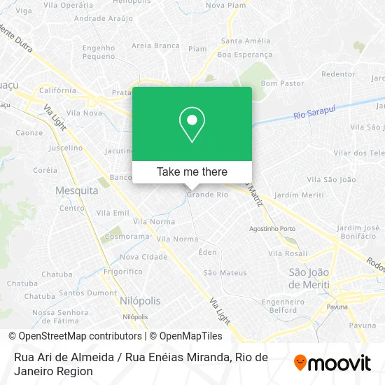 Rua Ari de Almeida / Rua Enéias Miranda map