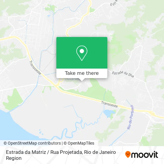 Estrada da Matriz / Rua Projetada map