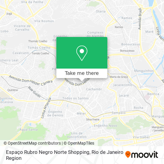 Espaço Rubro Negro Norte Shopping map