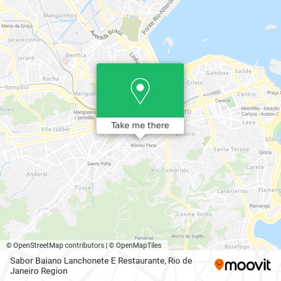 Sabor Baiano Lanchonete E Restaurante map