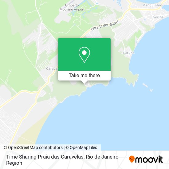 Time Sharing Praia das Caravelas map