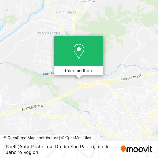 Shell (Auto Posto Luar Da Rio São Paulo) map