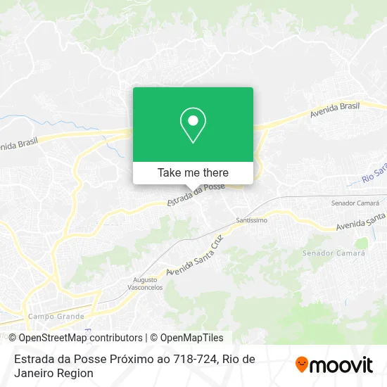 Estrada da Posse Próximo ao 718-724 map