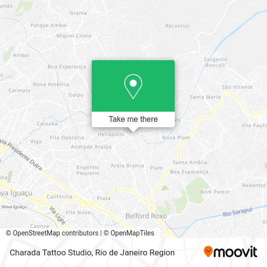 Charada Tattoo Studio map