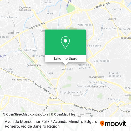 Avenida Monsenhor Félix / Avenida Ministro Edgard Romero map