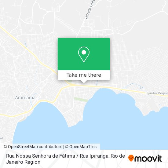 Mapa Rua Nossa Senhora de Fátima / Rua Ipiranga