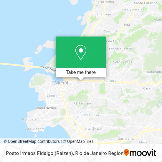 Posto Irmaos Fidalgo (Raizen) map