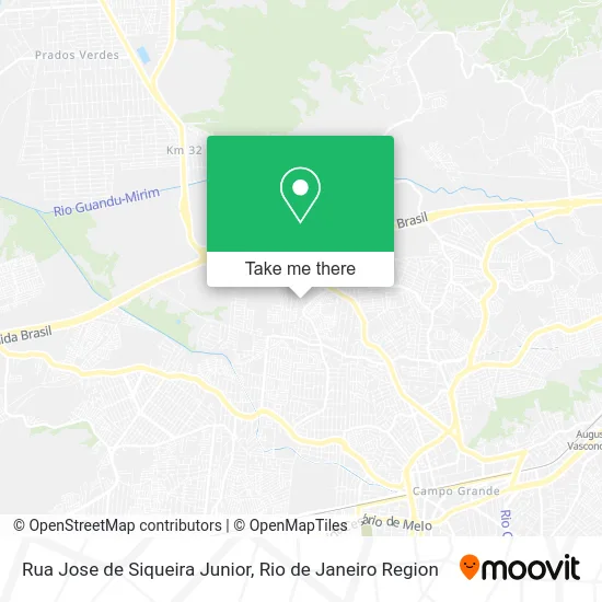 Rua Jose de Siqueira Junior map