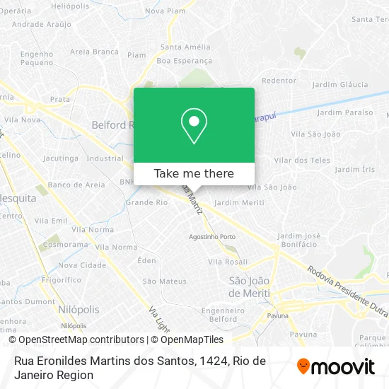 Rua Eronildes Martins dos Santos, 1424 map