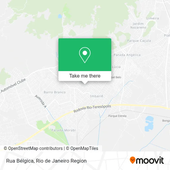 Rua Bélgica map