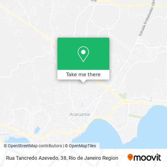 Mapa Rua Tancredo Azevedo, 38