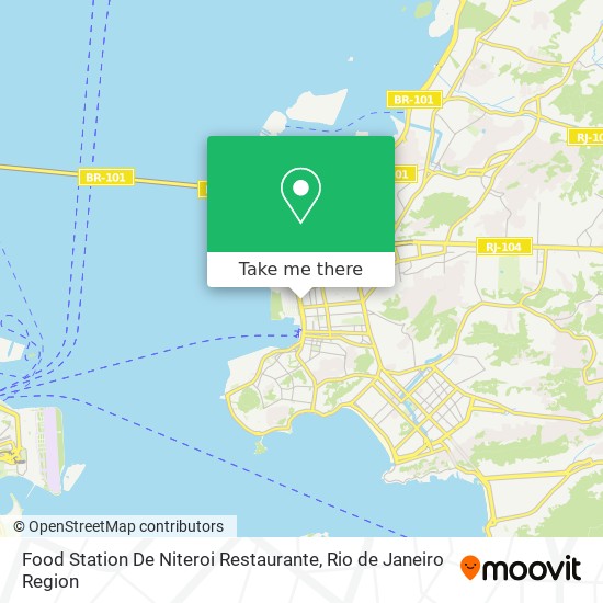 Mapa Food Station De Niteroi Restaurante