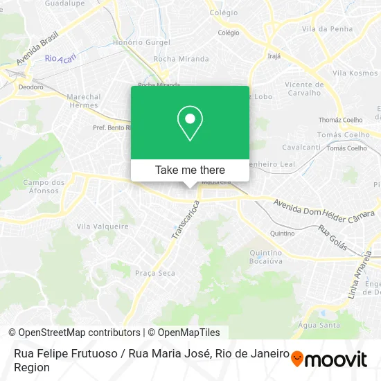 Rua Felipe Frutuoso / Rua Maria José map
