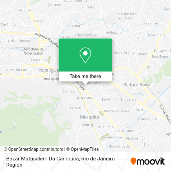 Bazar Matusalem Da Cambuca map
