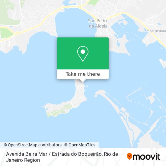 Avenida Beira Mar / Estrada do Boqueirão map