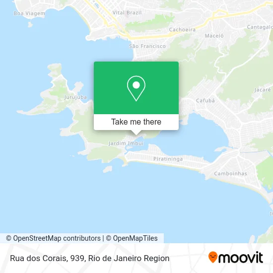 Rua dos Corais, 939 map