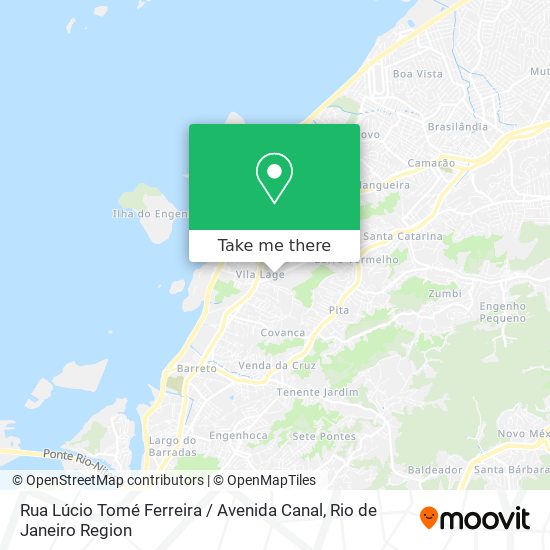 Rua Lúcio Tomé Ferreira / Avenida Canal map