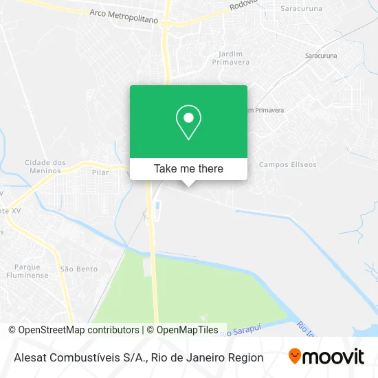 Alesat Combustíveis S/A. map