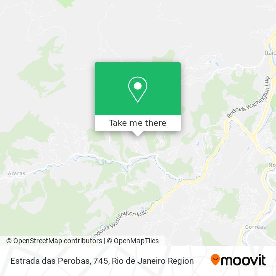 Estrada das Perobas, 745 map