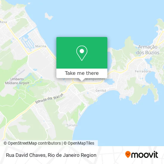 Rua David Chaves map