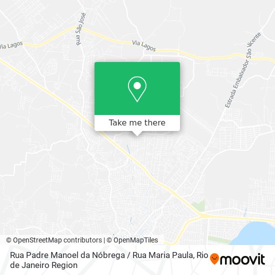 Rua Padre Manoel da Nóbrega / Rua Maria Paula map