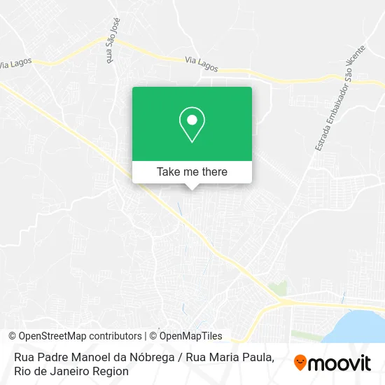 Rua Padre Manoel da Nóbrega / Rua Maria Paula map