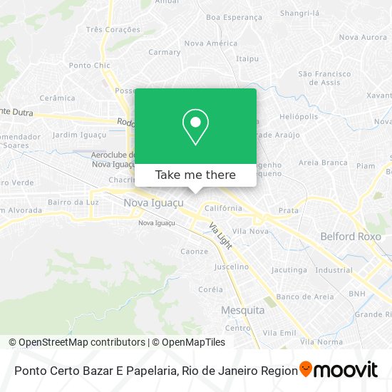 Ponto Certo Bazar E Papelaria map
