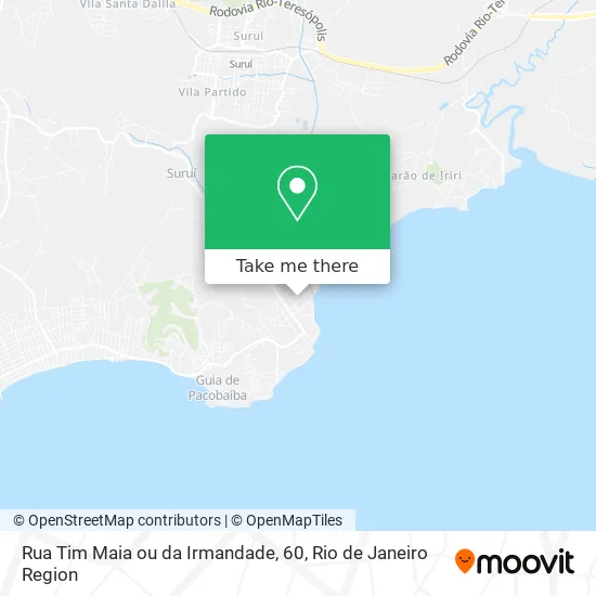 Rua Tim Maia ou da Irmandade, 60 map