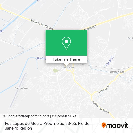 Mapa Rua Lopes de Moura Próximo ao 23-55