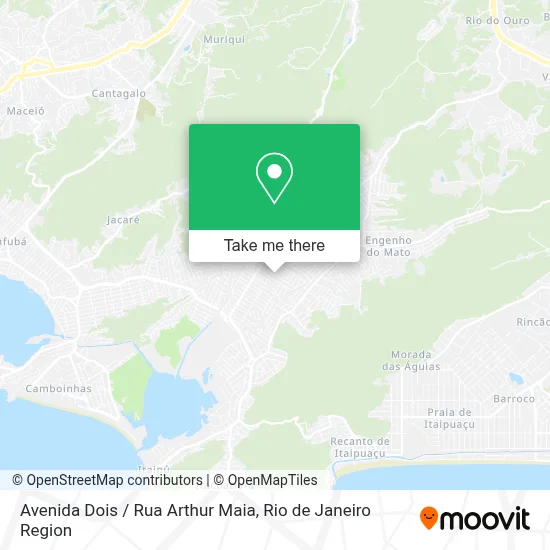 Avenida Dois / Rua Arthur Maia map