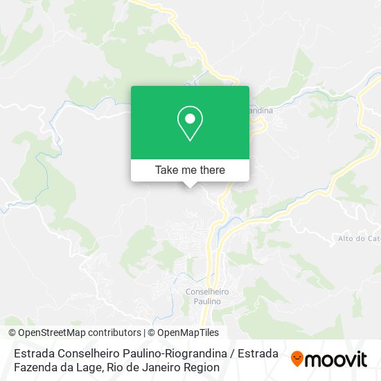 Estrada Conselheiro Paulino-Riograndina / Estrada Fazenda da Lage map
