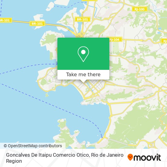 Goncalves De Itaipu Comercio Otico map
