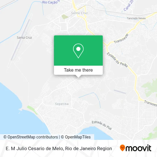 E. M Julio Cesario de Melo map