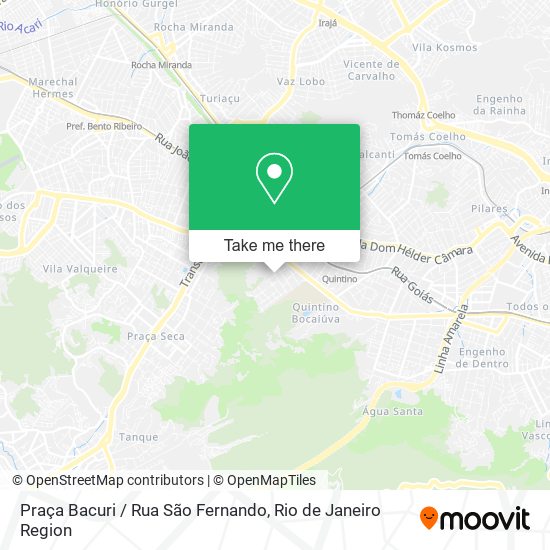 Praça Bacuri / Rua São Fernando map