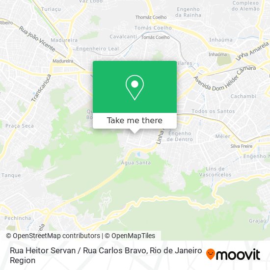 Mapa Rua Heitor Servan / Rua Carlos Bravo