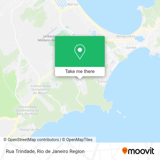 Rua Trindade map