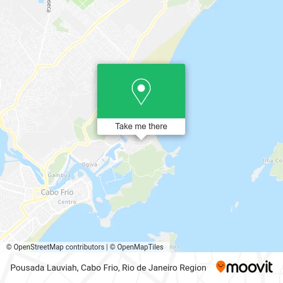 Pousada Lauviah, Cabo Frio map