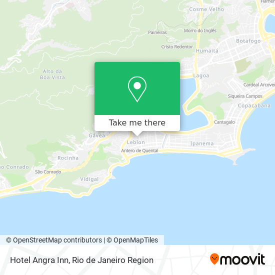 Hotel Angra Inn map